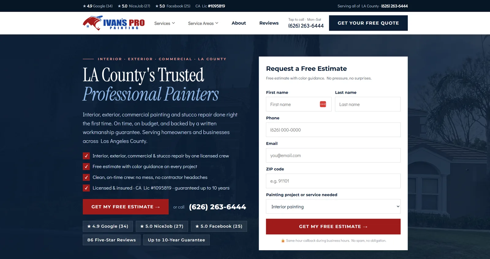 Ivan's Pro Painting: Home page